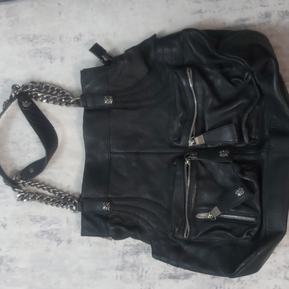 B. Makowsky Leather Tote